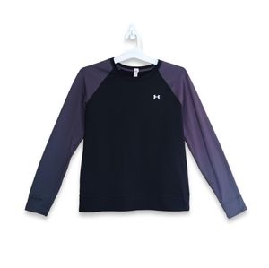 Under Armor Semi Fitted Cold Gear Base Layer Long Sleeve Top Sz Small